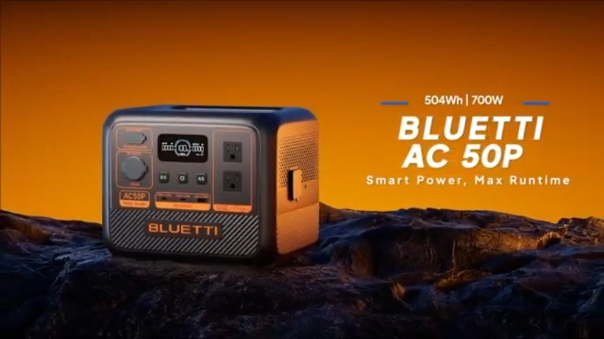 BLUETTI AC50P Portable Power Station 700W 504Wh