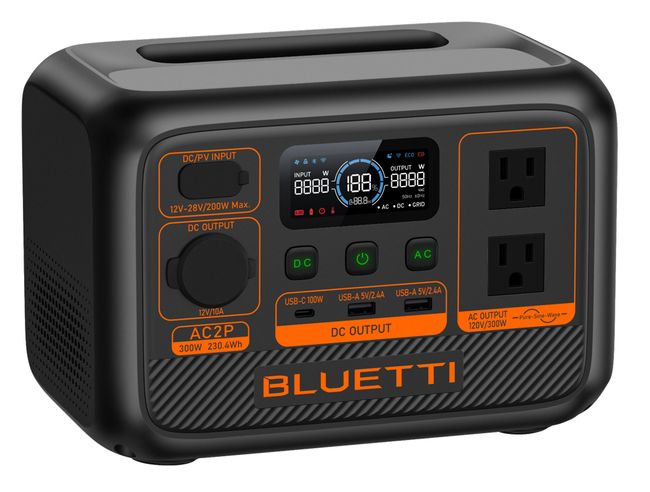 BLUETTI AC2P Portable Power Station | 300W 230.4Wh