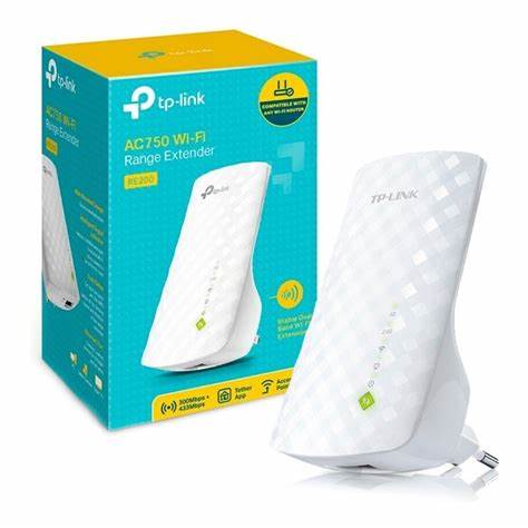 TP-Link AC750 Mesh Wireless N Wall Plugged Range Extender – TL-RE200