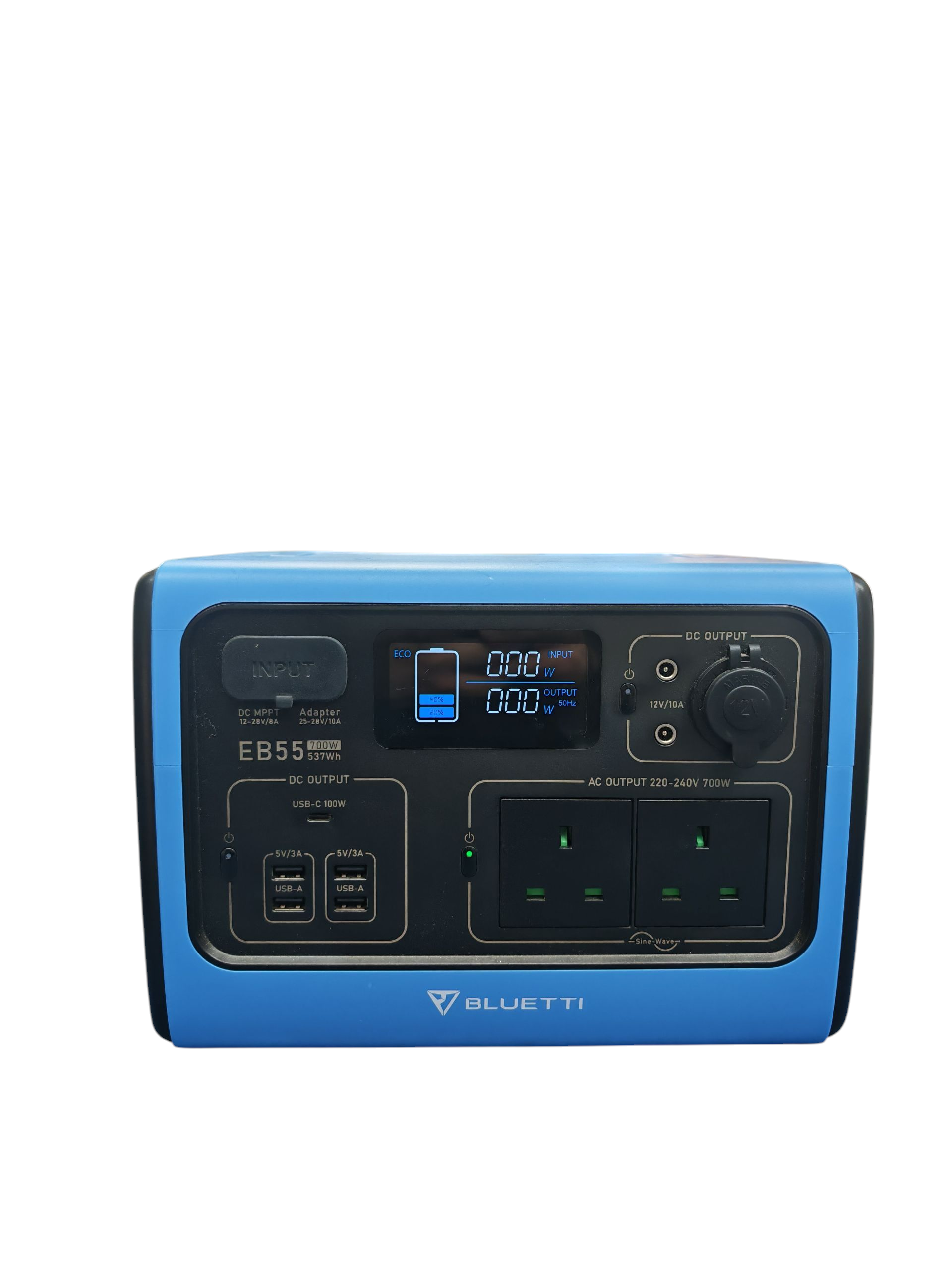 BLUETTI EB55 Portable Power Station | 537Wh 700W