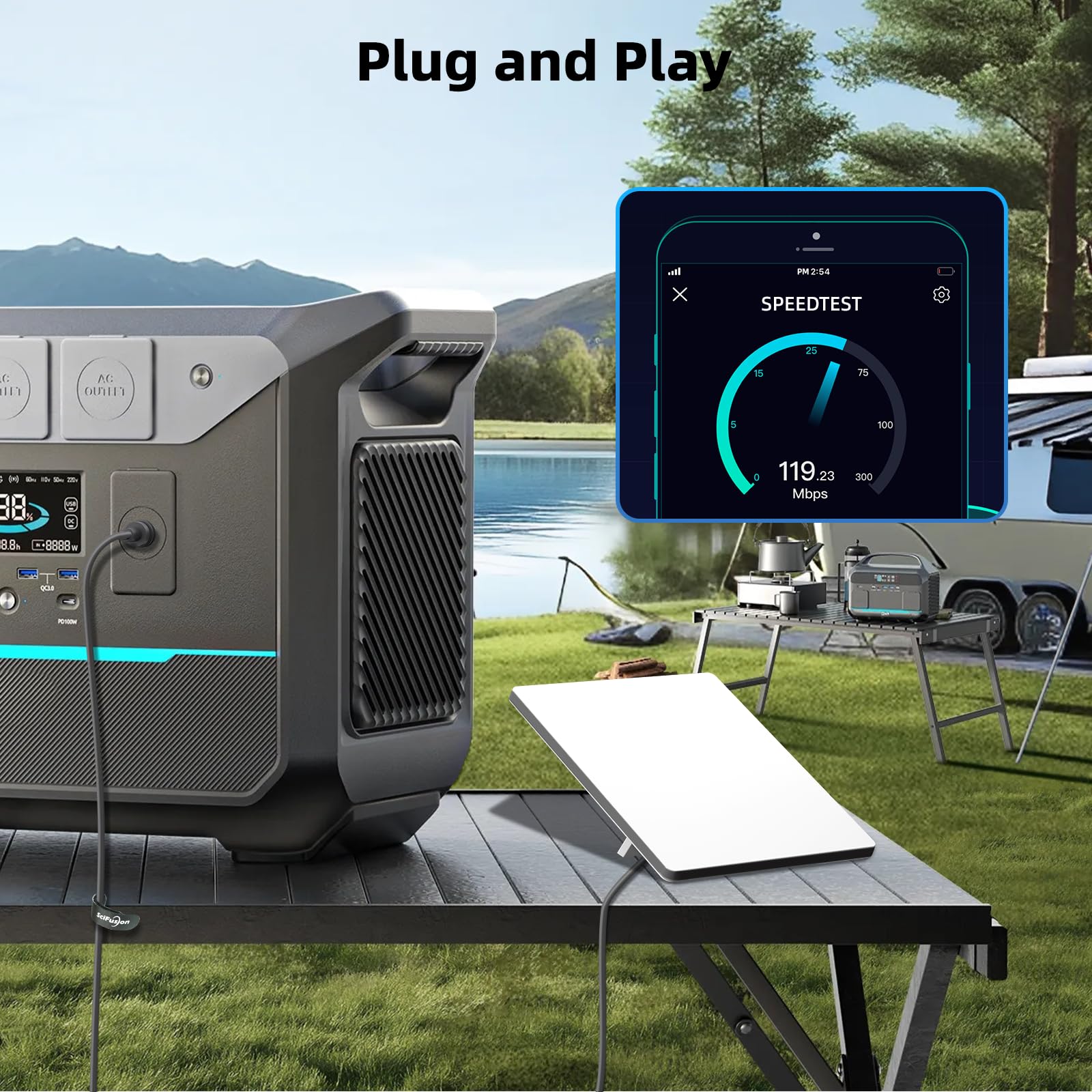 Starlink Mini Kit + Portable Power Backup