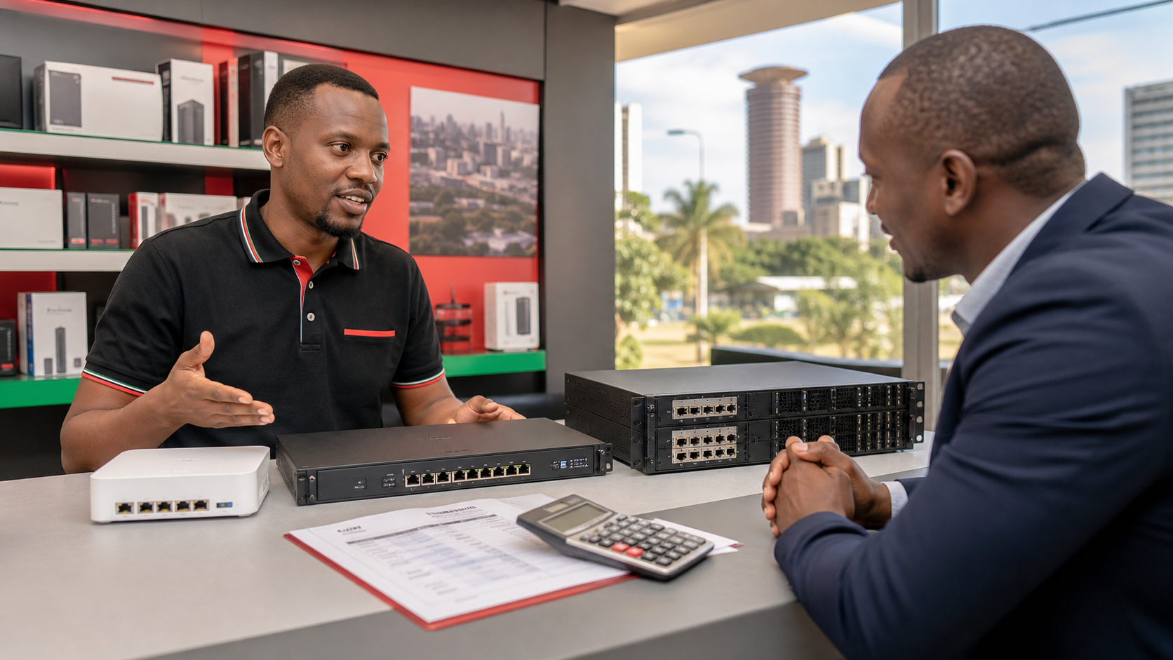 MikroTik router prices in Kenya equipment quotation comparison